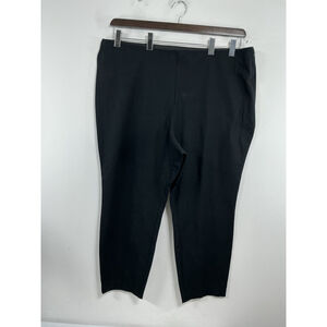 Womans NWT A New Day Black Dress Pants Size 24 Side Zip Elastic Waist